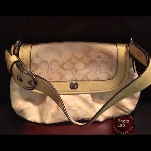 Pale Yellow Coach Purse